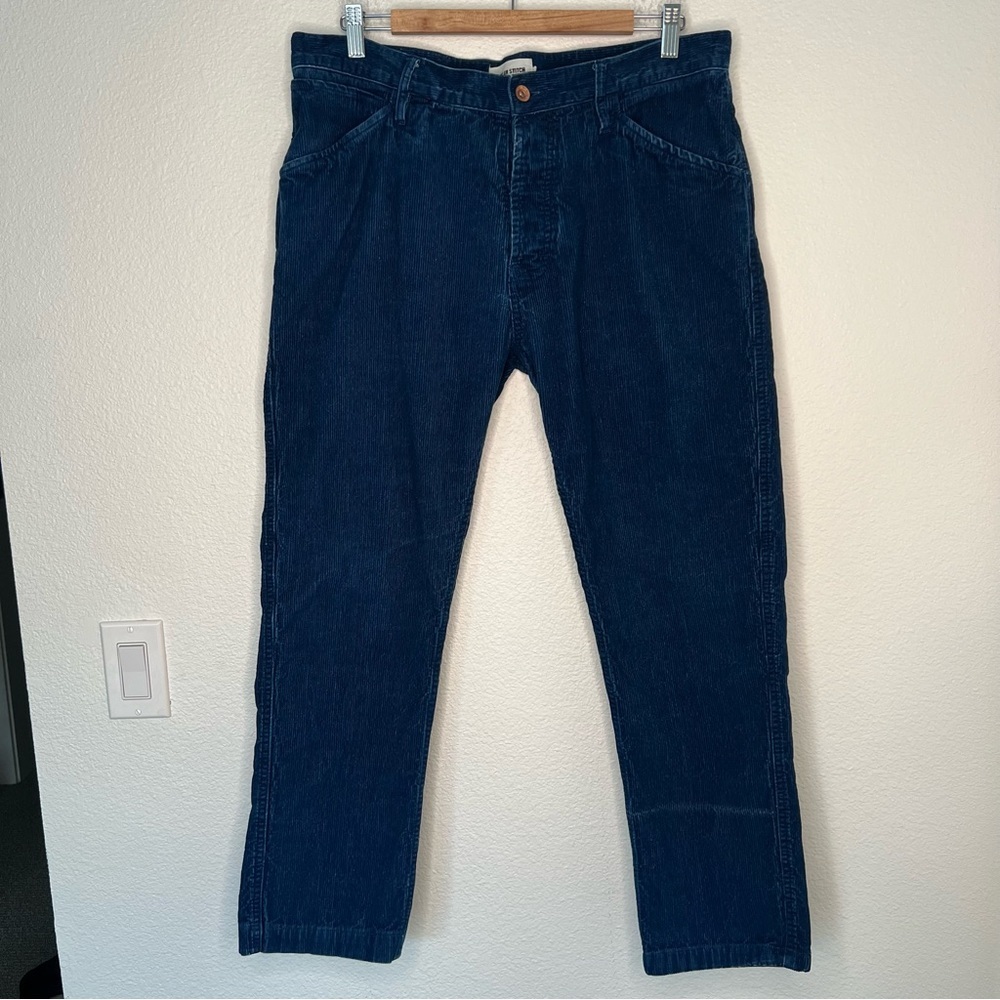 Taylor Stitch - The Camp Pant - Blue Corduroy - 100% organic cotton - 34 waist